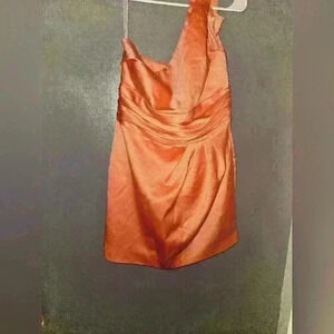 Davids Bridal Womans One Shoulder Dress Size 10